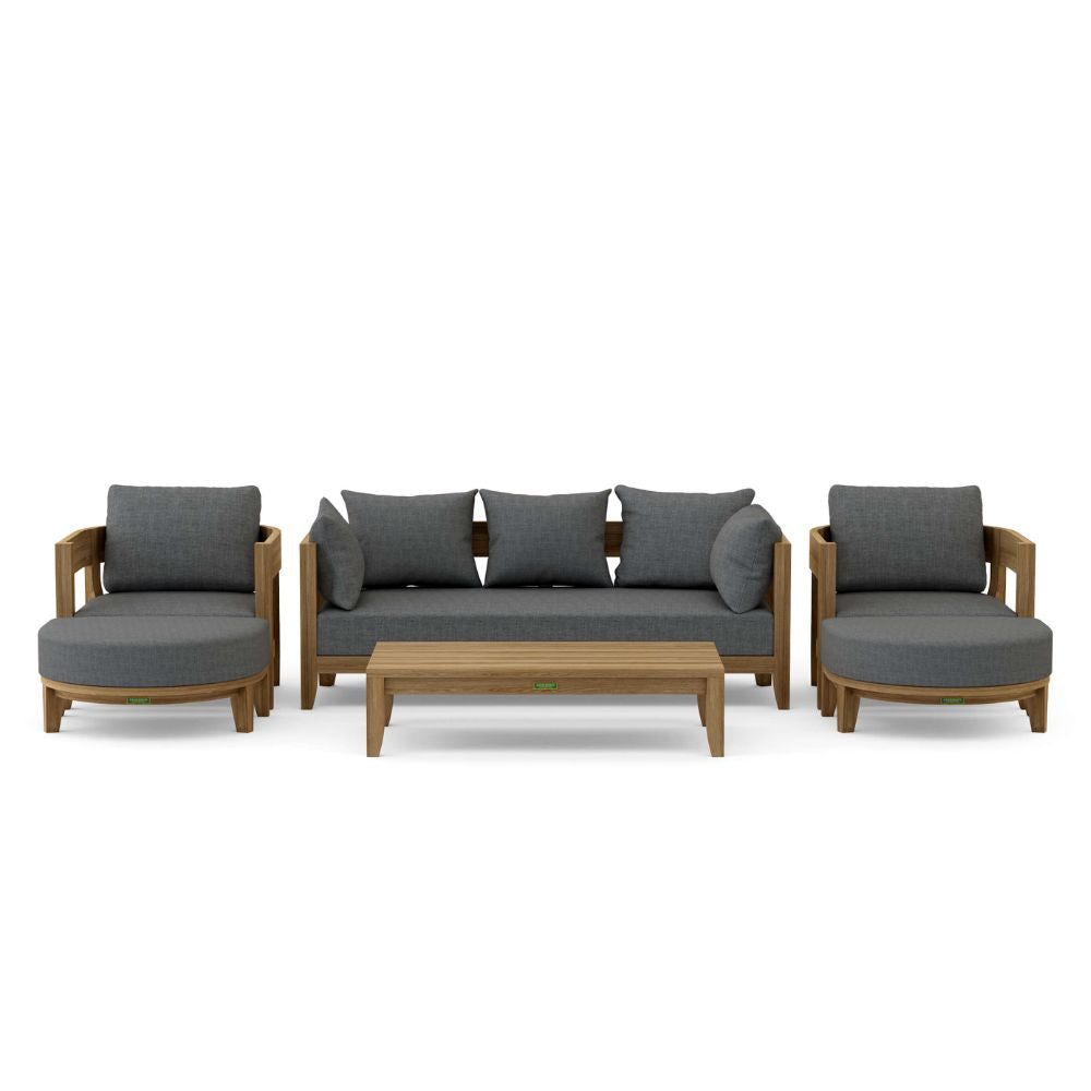 Anderson Teak Coronado 6 Pieces Deep Seating Set Set-171