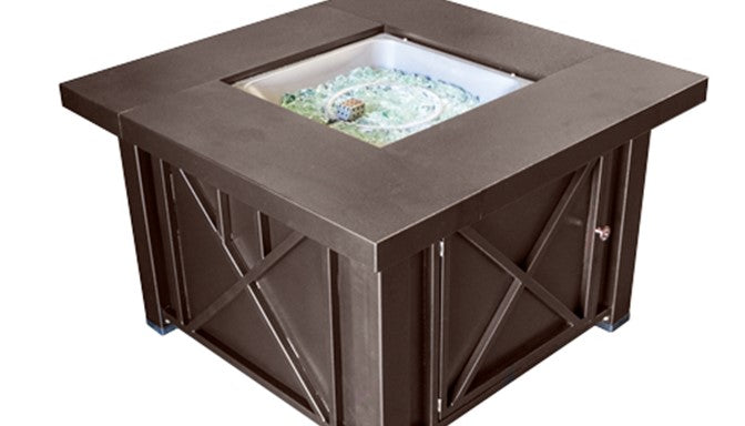 Az Patio 38" Propane Decorative Firepit Bronze Finish GSF-DGH