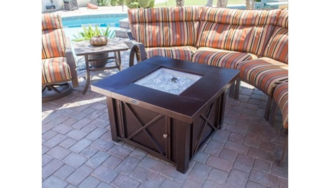 Az Patio 38" Propane Decorative Firepit Bronze Finish GSF-DGH