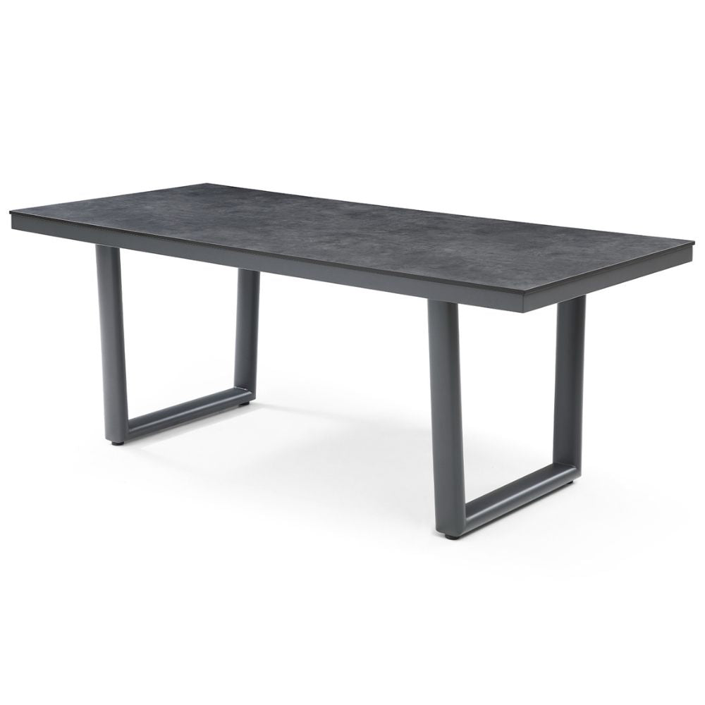 inclined Doris Dark Grey Table-Top Dining Table goldstardining.com
