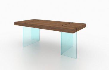 J&M Elm Modern Dining Table 177807