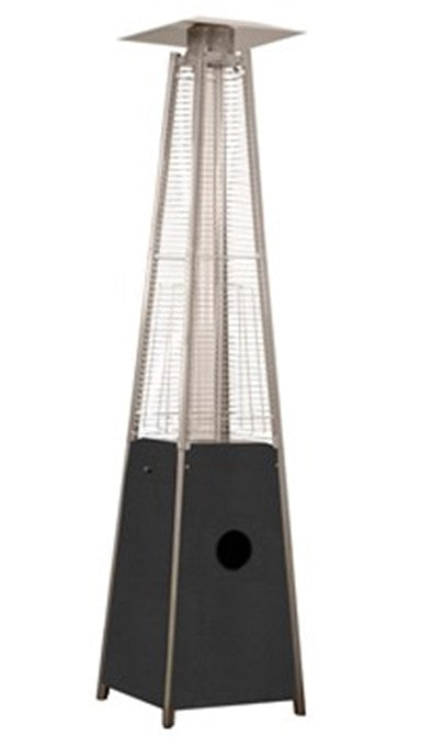 Az Patio Residential Hammered Silver Glass Tube Patio Heater-40000Btus HLDS01-GTCB