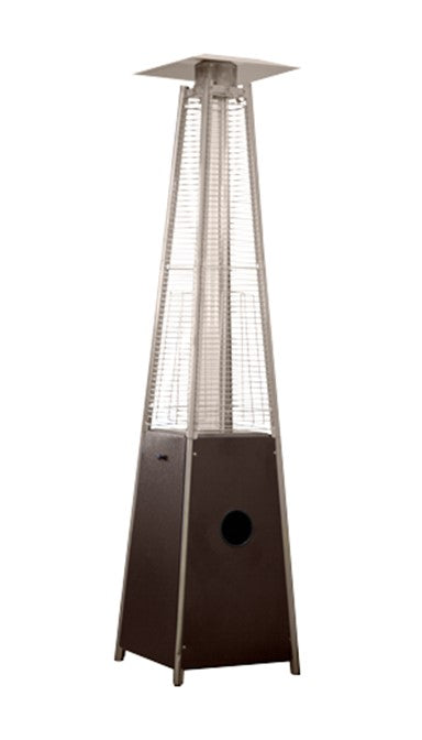 Az Patio Residential Hammered Bronze Glass Tube Patio Heater-40000 Btus HLDS01-GTHG