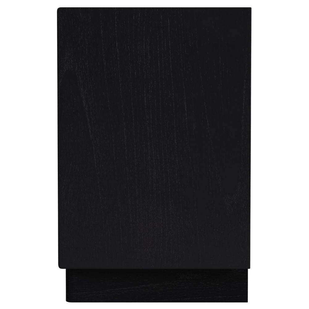 side black Halmstad 63" Natural Wood Sideboard, goldstardining.com