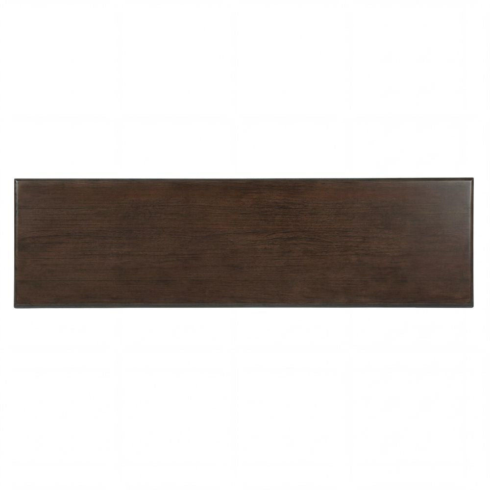 top brown Halmstad 63" Natural Wood Sideboard, goldstardining.com