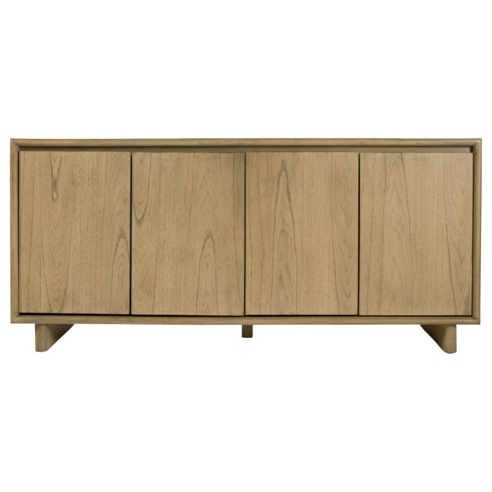 front light brown Halmstad 63" Natural Wood Sideboard, goldstardining.com