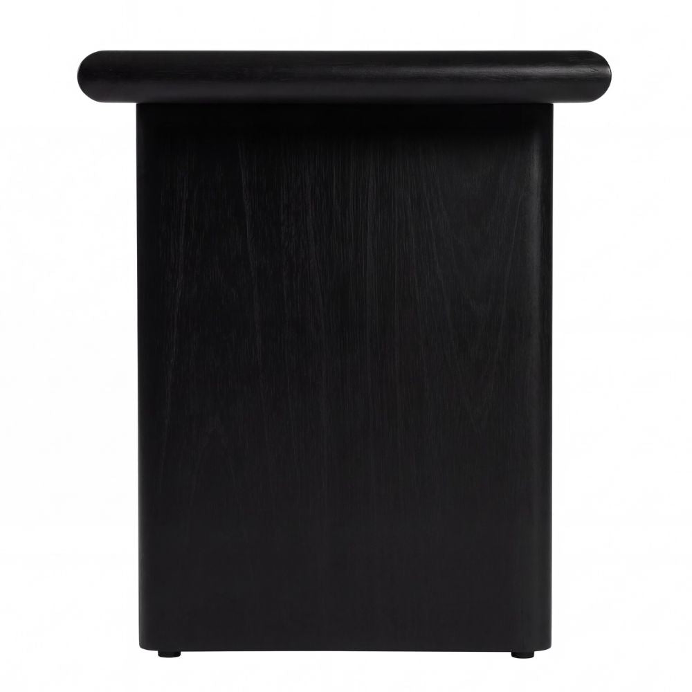 side black Halmstad Wood Dining Bench,goldstardining.com