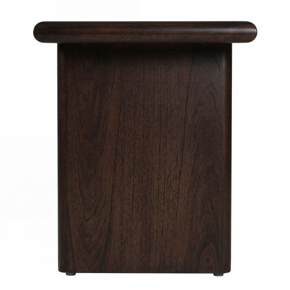 side dark brown Halmstad Wood Dining Bench,goldstardining.com