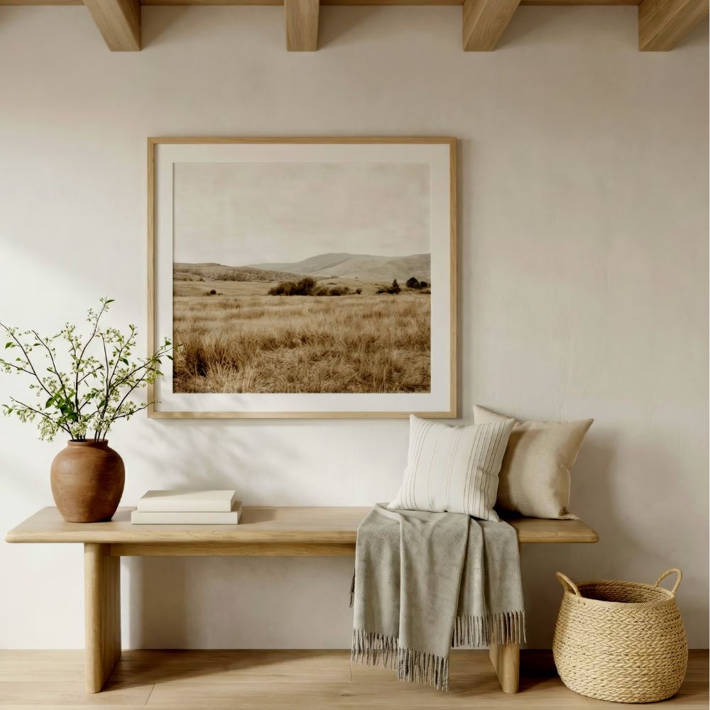 lifestyle lightbrown Halmstad Wood Dining Bench,goldstardining.com