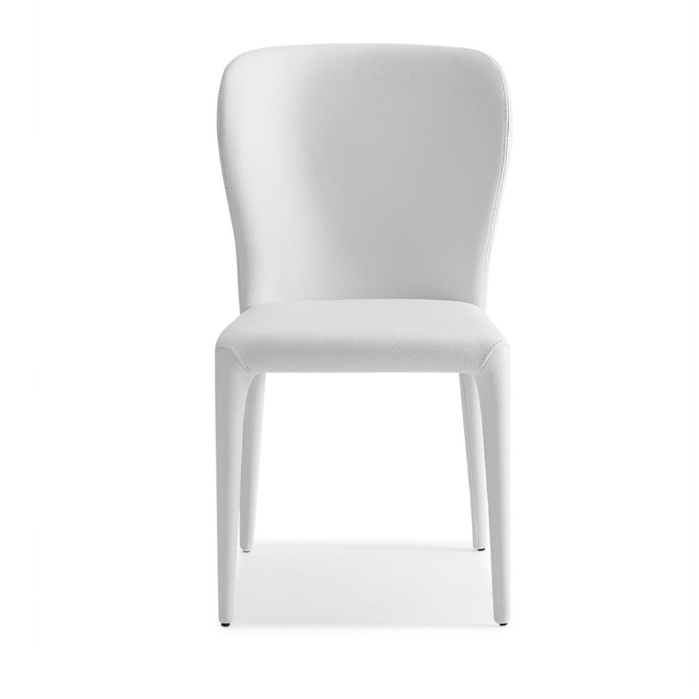 front hazel dining chair faux leather seat back and legs covered goldstardining.com
