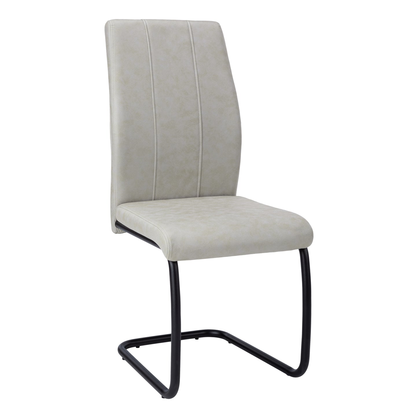 Monarch Specialties Dining Chair, Set Of 2, Side, Upholstered, Fabric, Metal