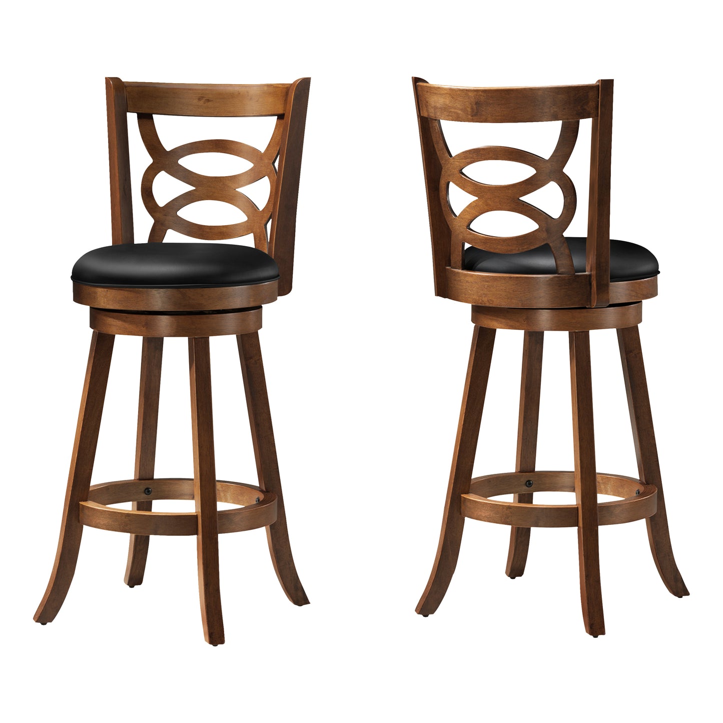 Monarch Specialties Bar Stool, Set Of 2, Swivel, Bar Height  I 1251