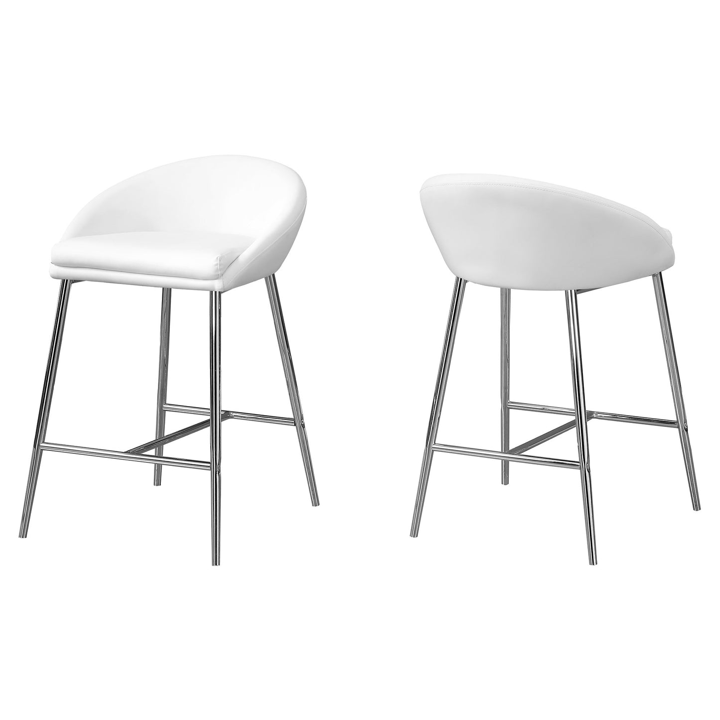 Monarch Specialties Bar Stool, Set Of 2, Counter Height I 2296