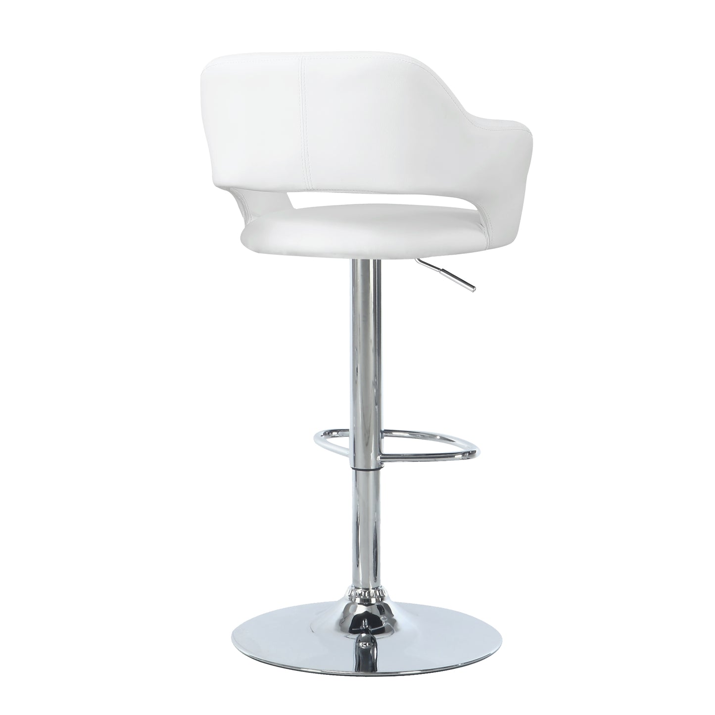 Monarch Specialties Bar Stool, Swivel, Bar Height White I 2358