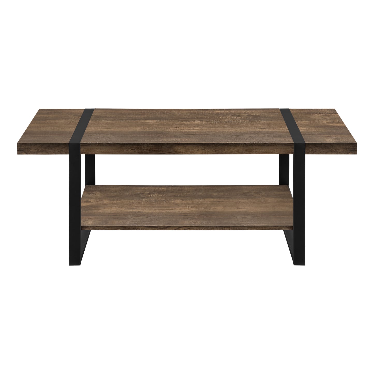 Monarch Specialties Coffee Table, Rectangular 48"L Brown, Black I 2850