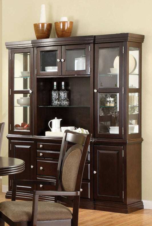 Furniture of America Brielle Contemporary Hutch and Buffet IDF-3418HB