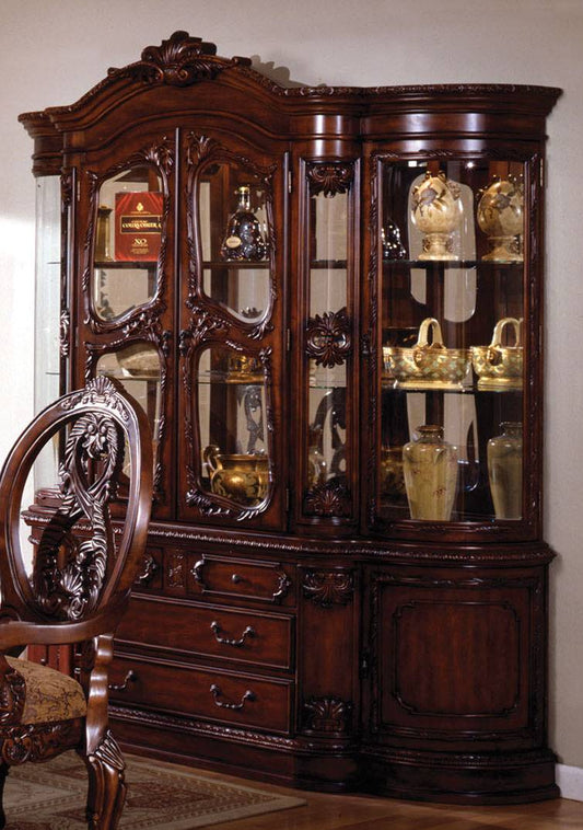 Furniture of America Napa Traditional Multi-Storage Hutch and Buffet IDF-3845CH-HB