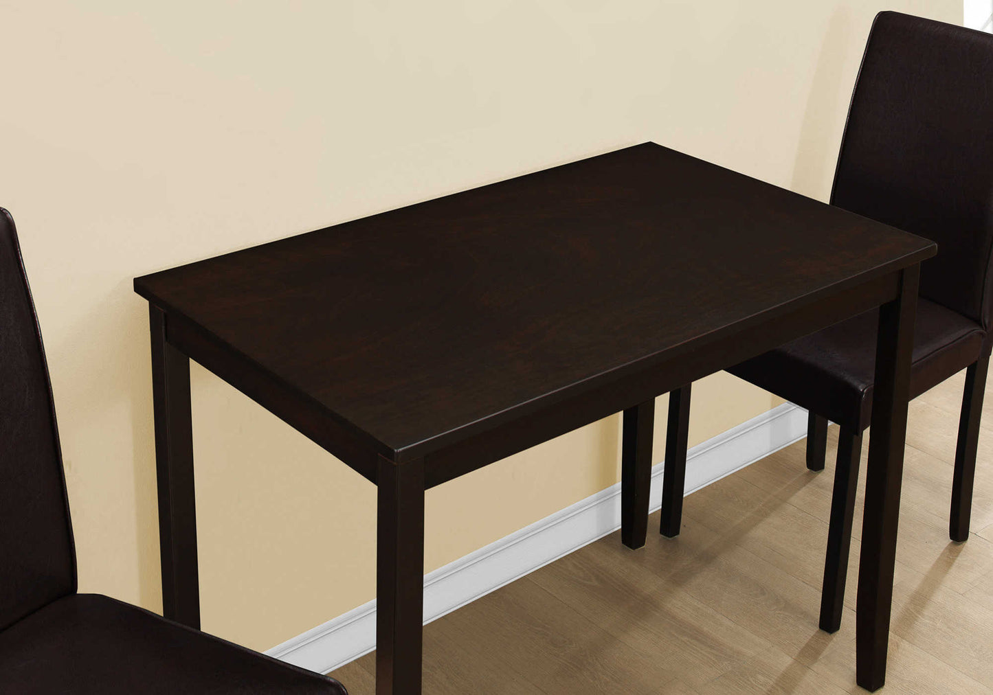 Monarch Specialties Dining Table Set, 3pcs Set, 39" Rectangular I 1015