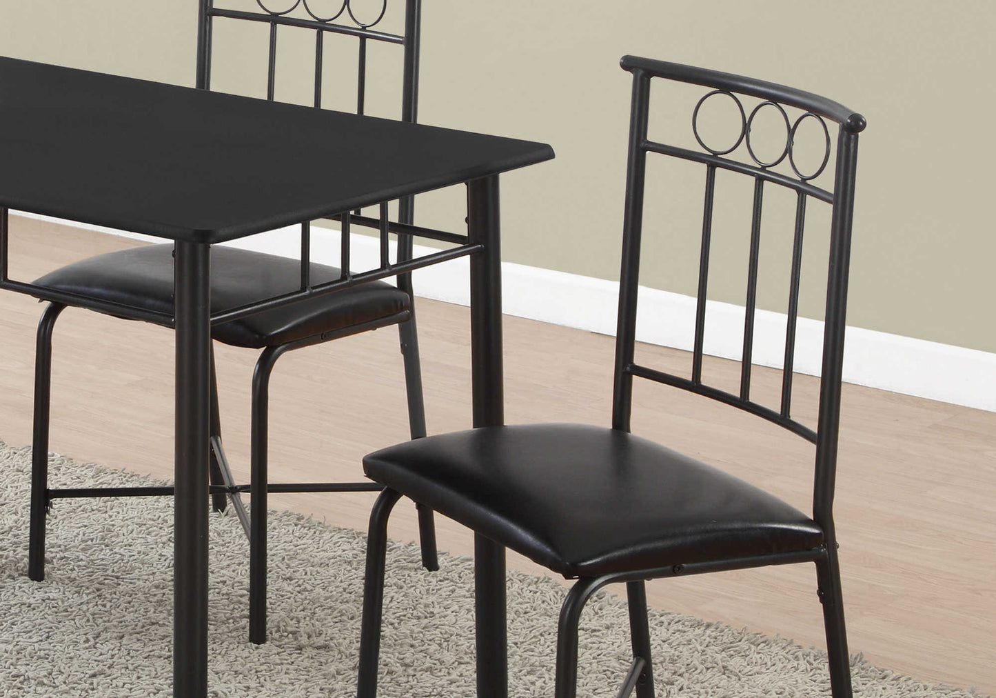 Monarch Specialties Dining Table Set, 5pcs Set, 40" Rectangular I 1018