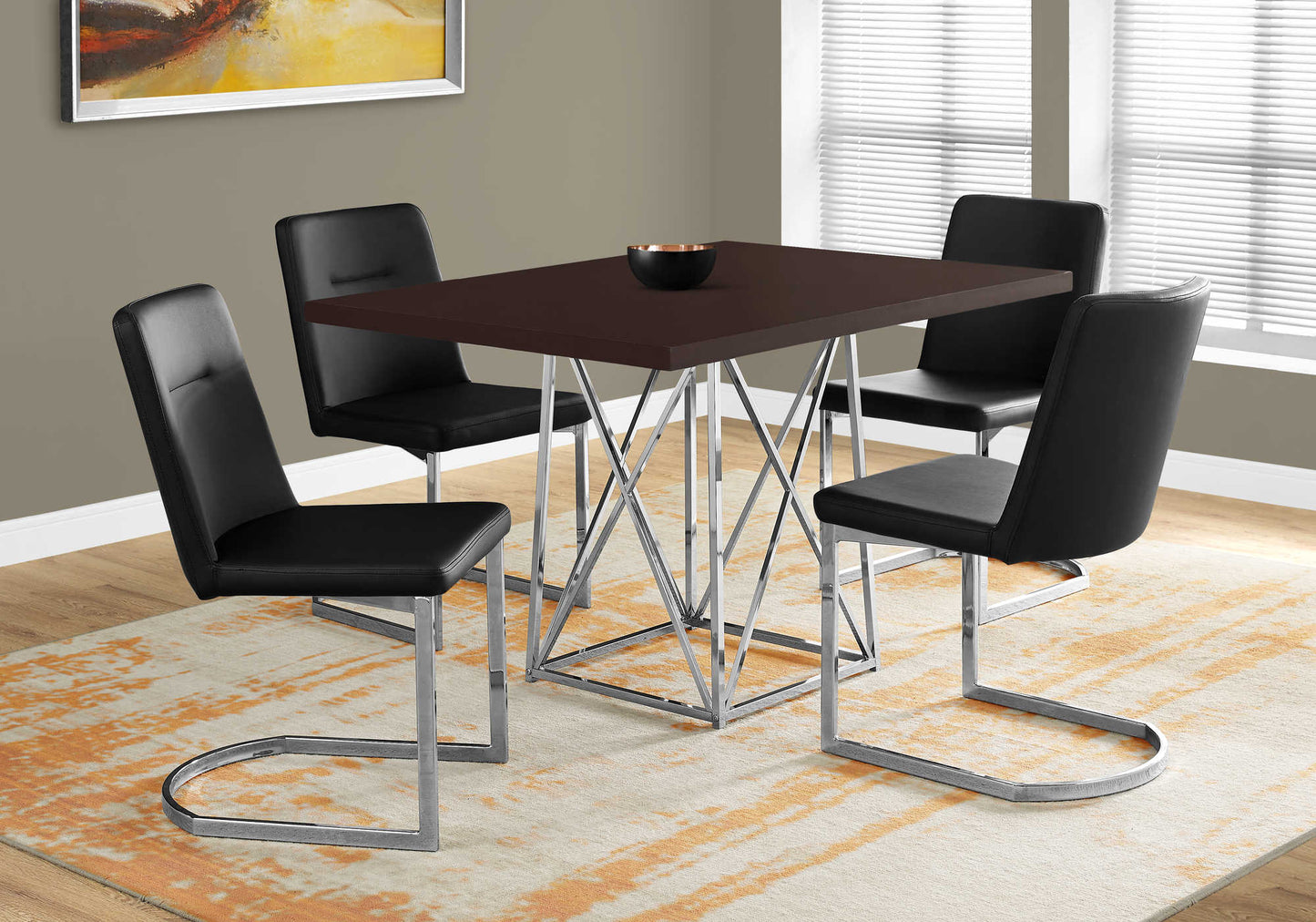 Monarch Specialties Dining Table, 48" Rectangular I 1058