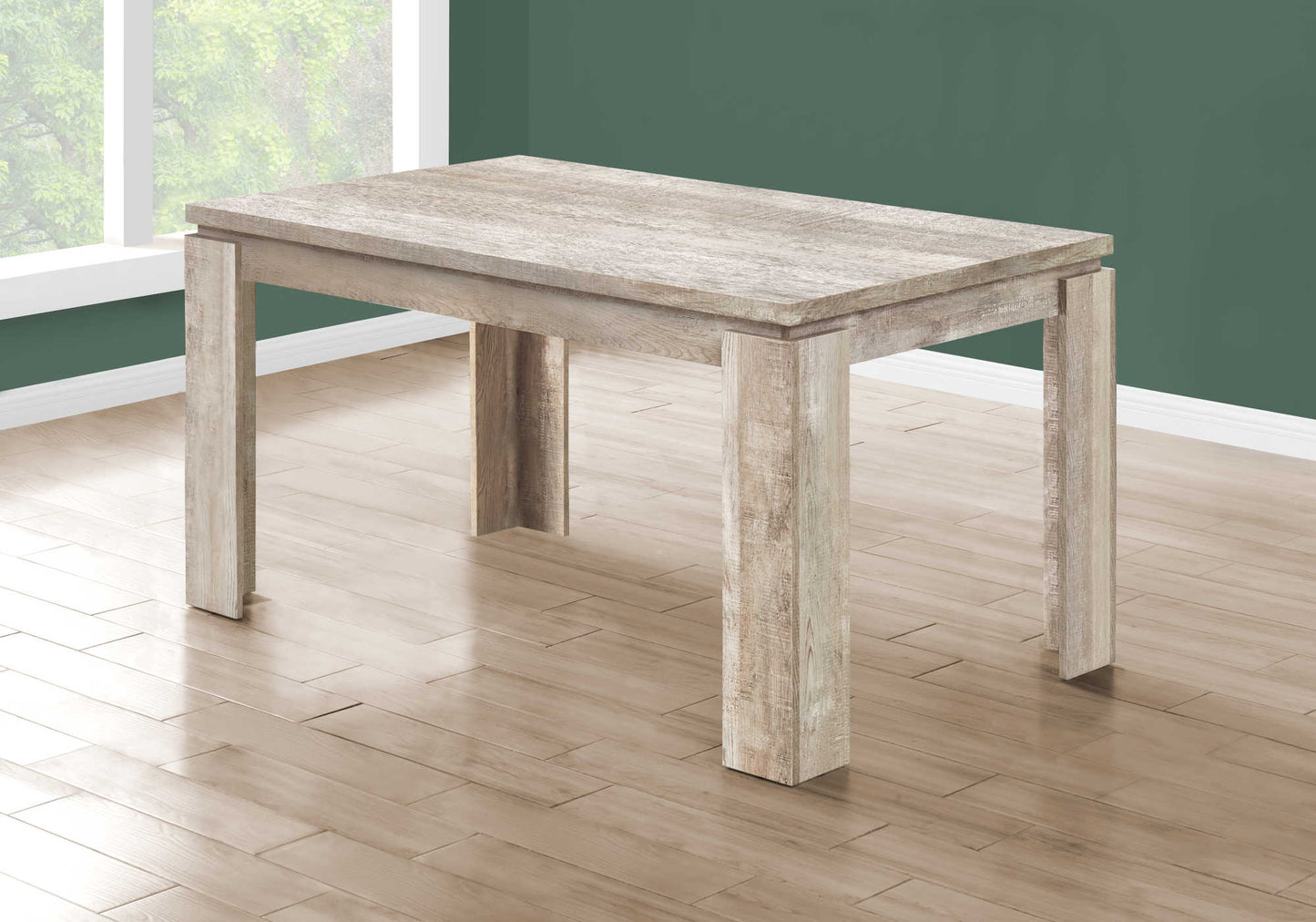 Monarch Specialties Dining Table, 60" Rectangular I 1088