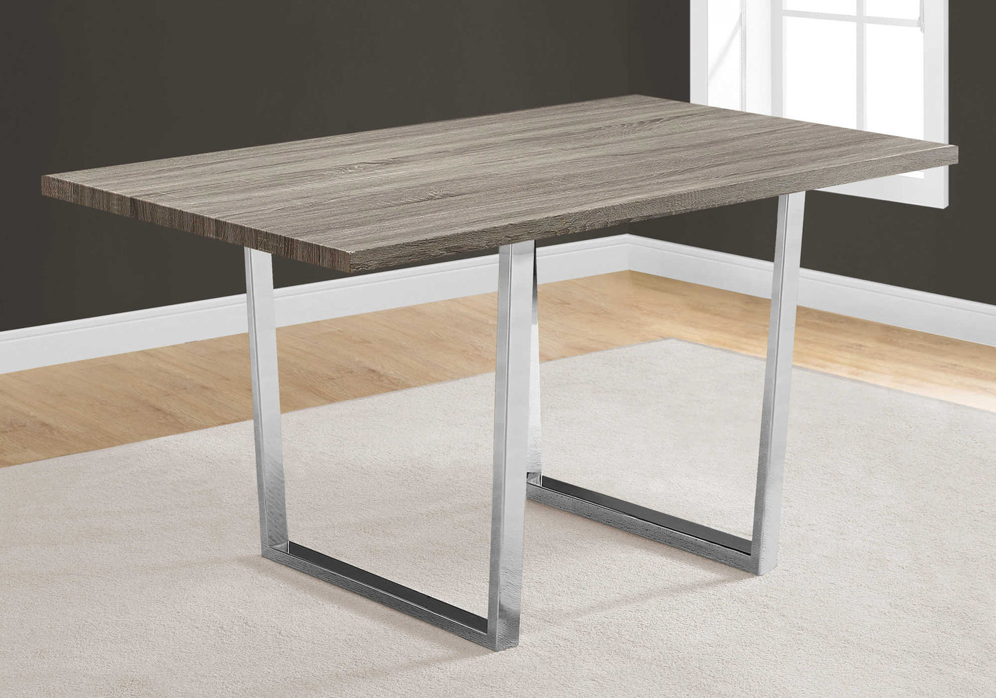 Monarch Specialties Dining Table, 60" Rectangular I 1121