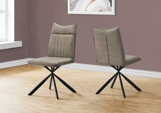 Monarch Specialties Dining Chair, Set Of 2, Side, Upholstered I 1216