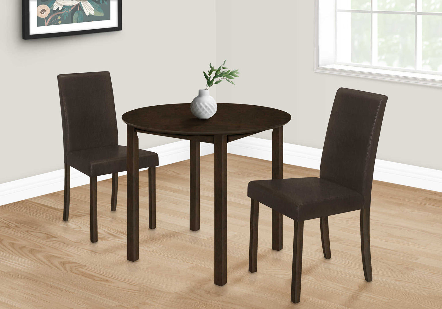 Monarch Specialties Dining Table, 36" Round I 1300