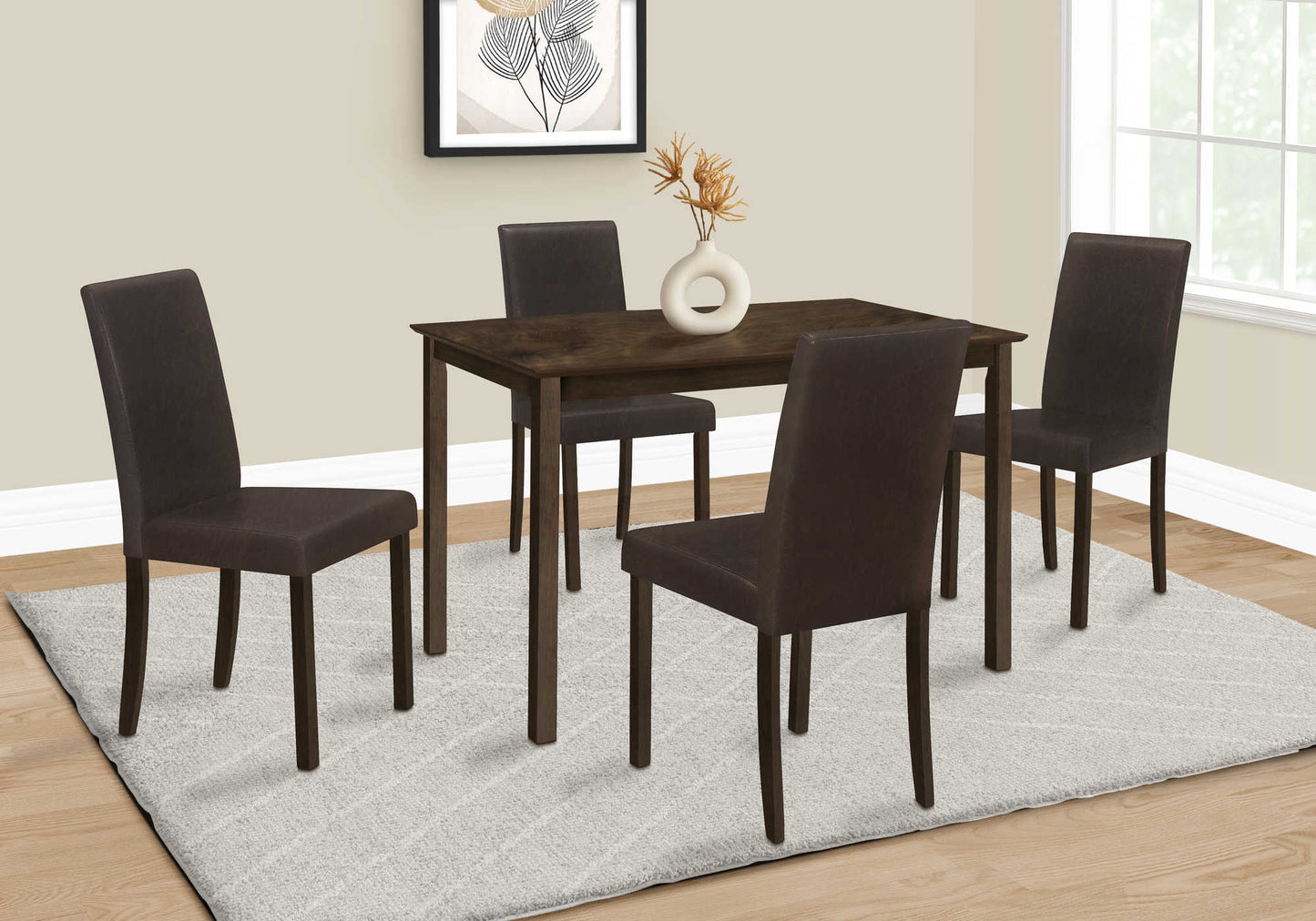 Monarch Specialties Dining Table, 48" Rectangular I 1301