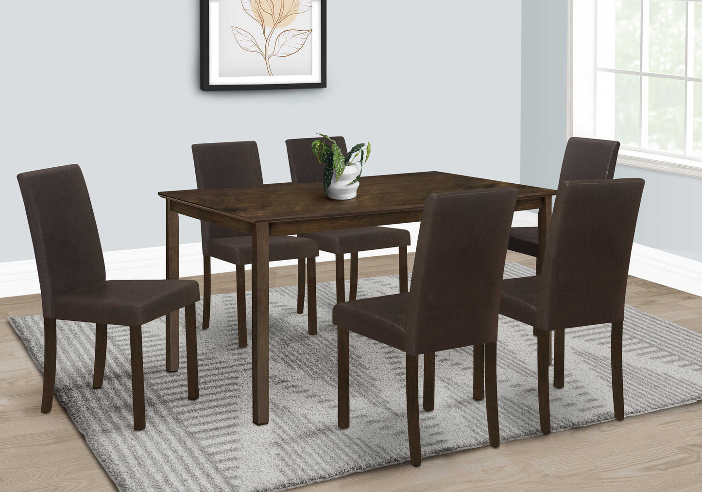 Monarch Specialties Dining Table, 60" Rectangular I 1302