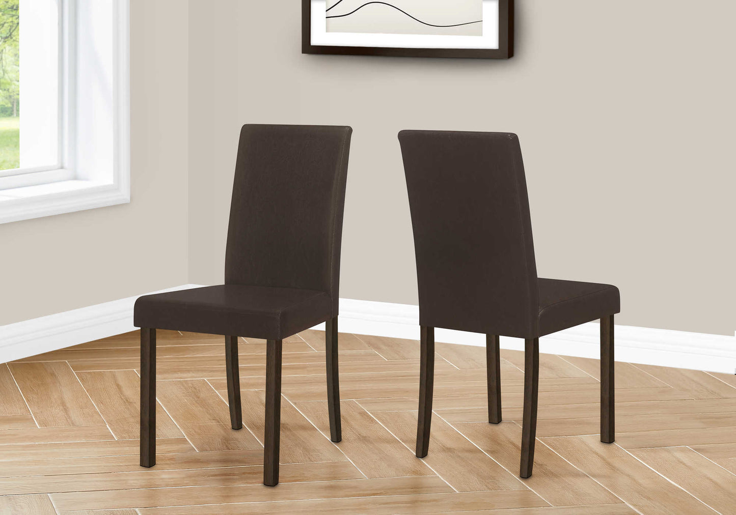 Monarch Specialties Dining Chair, Set Of 2, Side, Upholstered I 1303