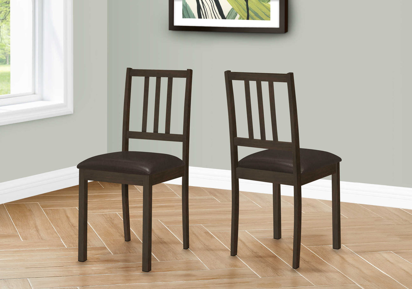 Monarch Specialties Dining Chair, Set Of 2, Side, Upholstered I 1304