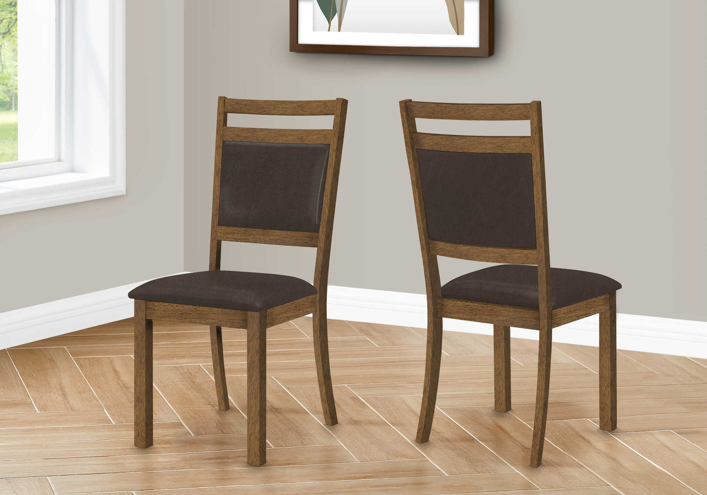 Monarch Specialties Dining Chair, Set Of 2, Side, Upholstered I 1310