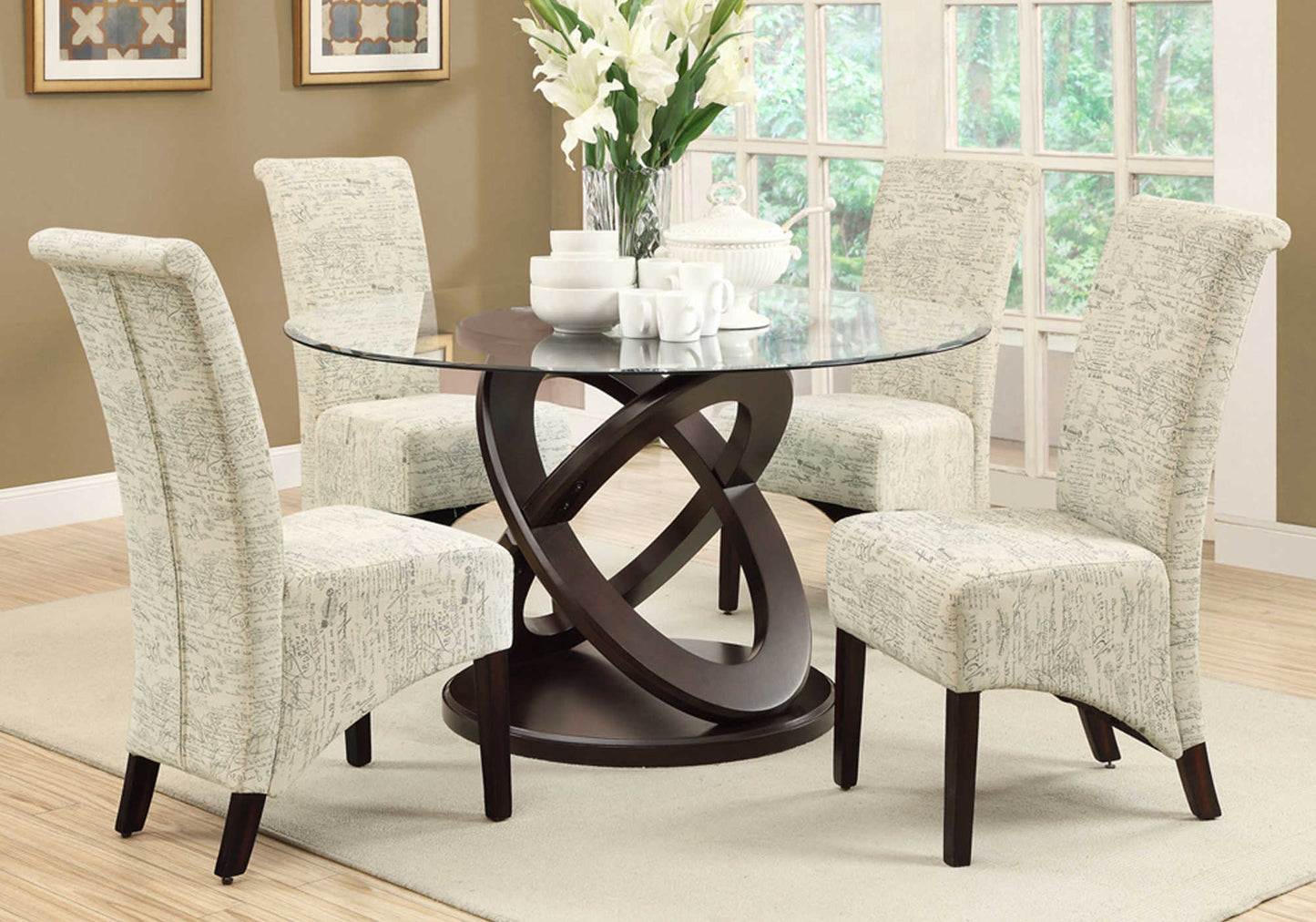 Monarch Specialties Dining Table, 48" Round I 1749