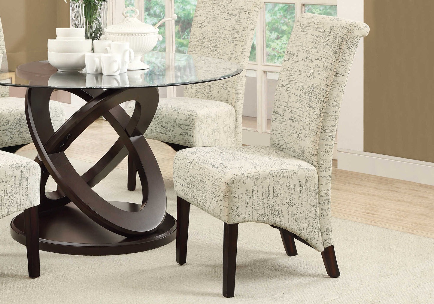 Monarch Specialties Dining Chair, Set Of 2, Side, Upholstered I 1790FR