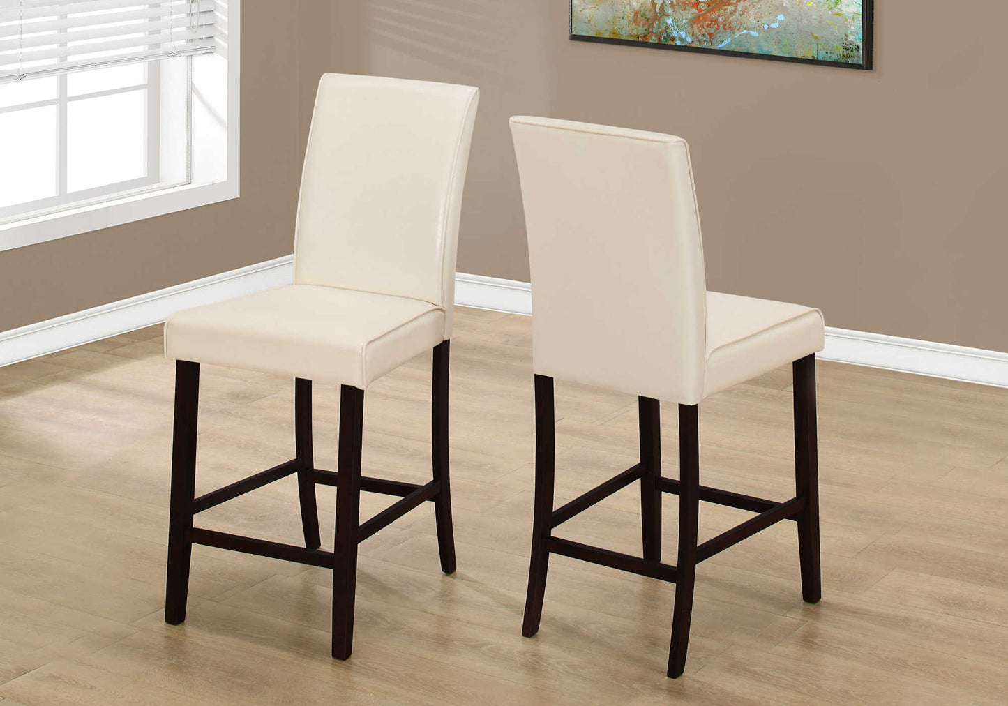 Monarch Specialties Dining Chair, Set Of 2, Counter Height I 1903