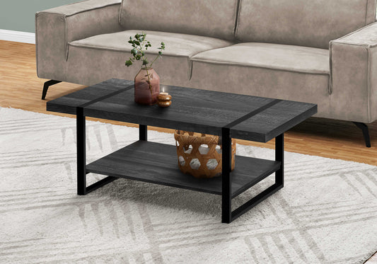 Monarch Specialties Coffee Table, Rectangular, 48"L, Black I 2860