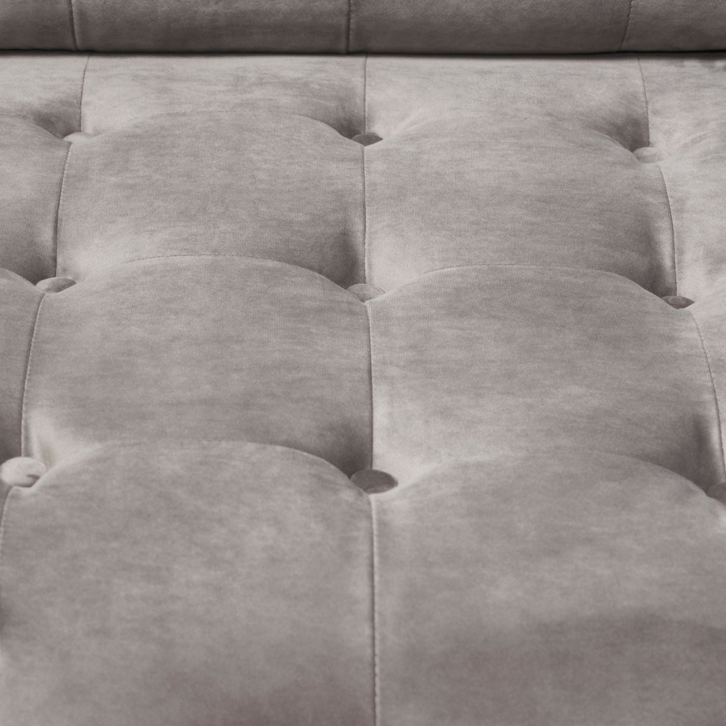 Diamond Sofa Juniper Tufted Chair in Champagne Grey Velvet JUNIPERCHCG