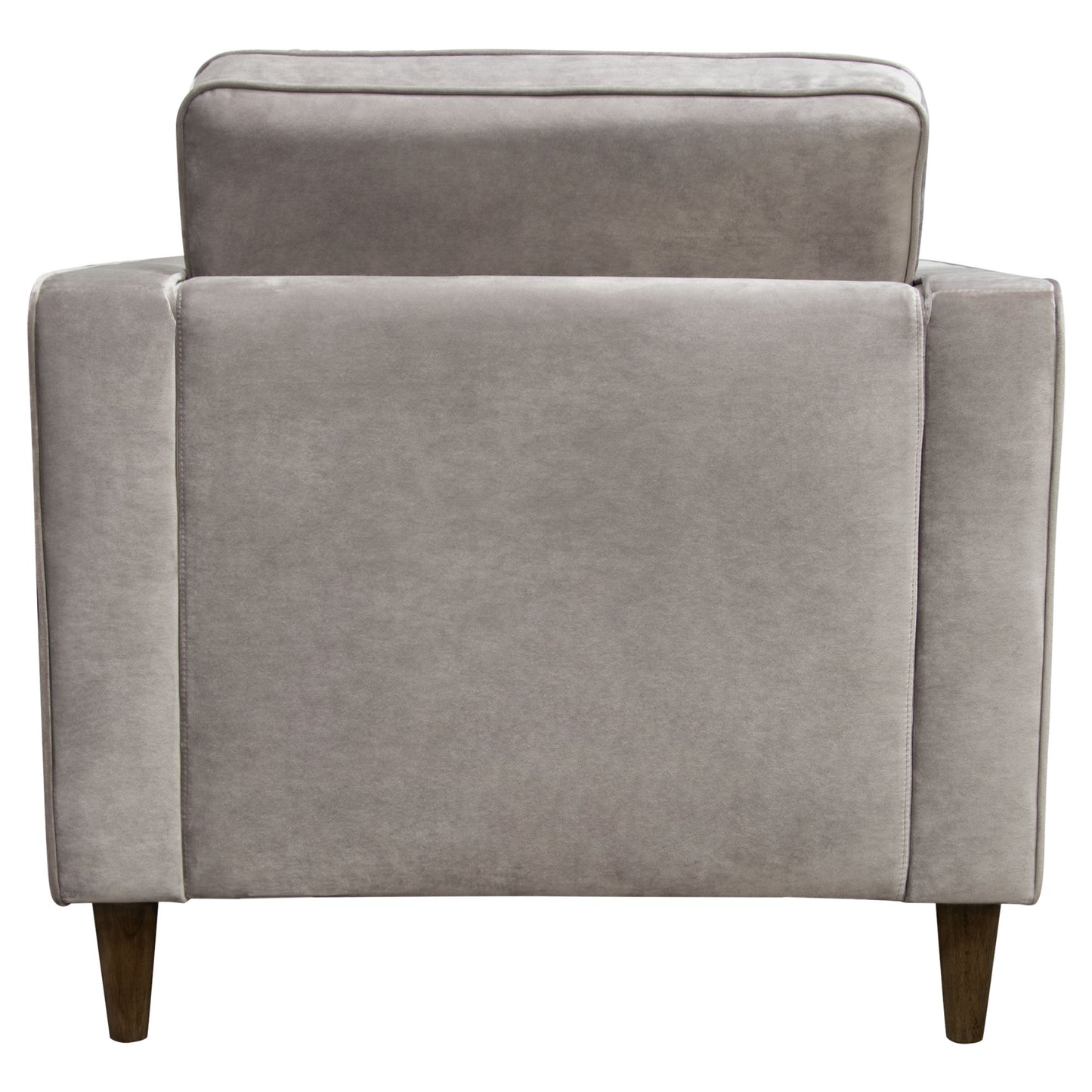 Diamond Sofa Juniper Tufted Chair in Champagne Grey Velvet JUNIPERCHCG