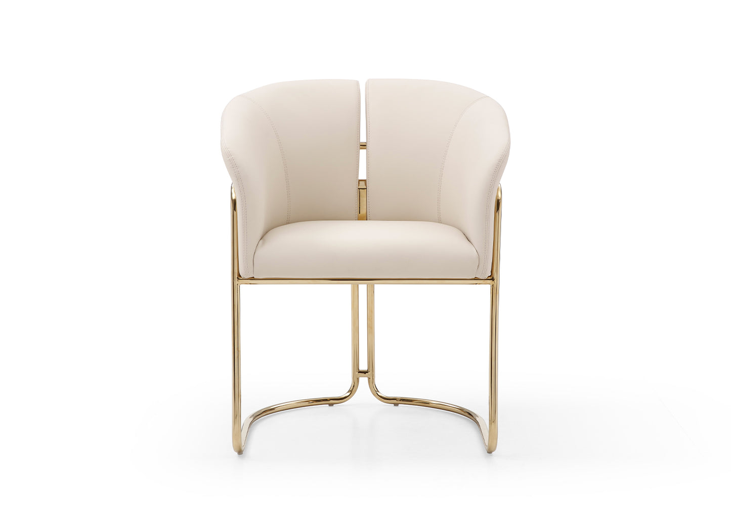 Whiteline Jolie Dining Armchair DAC1923-BEI - GOLD STAR Dining