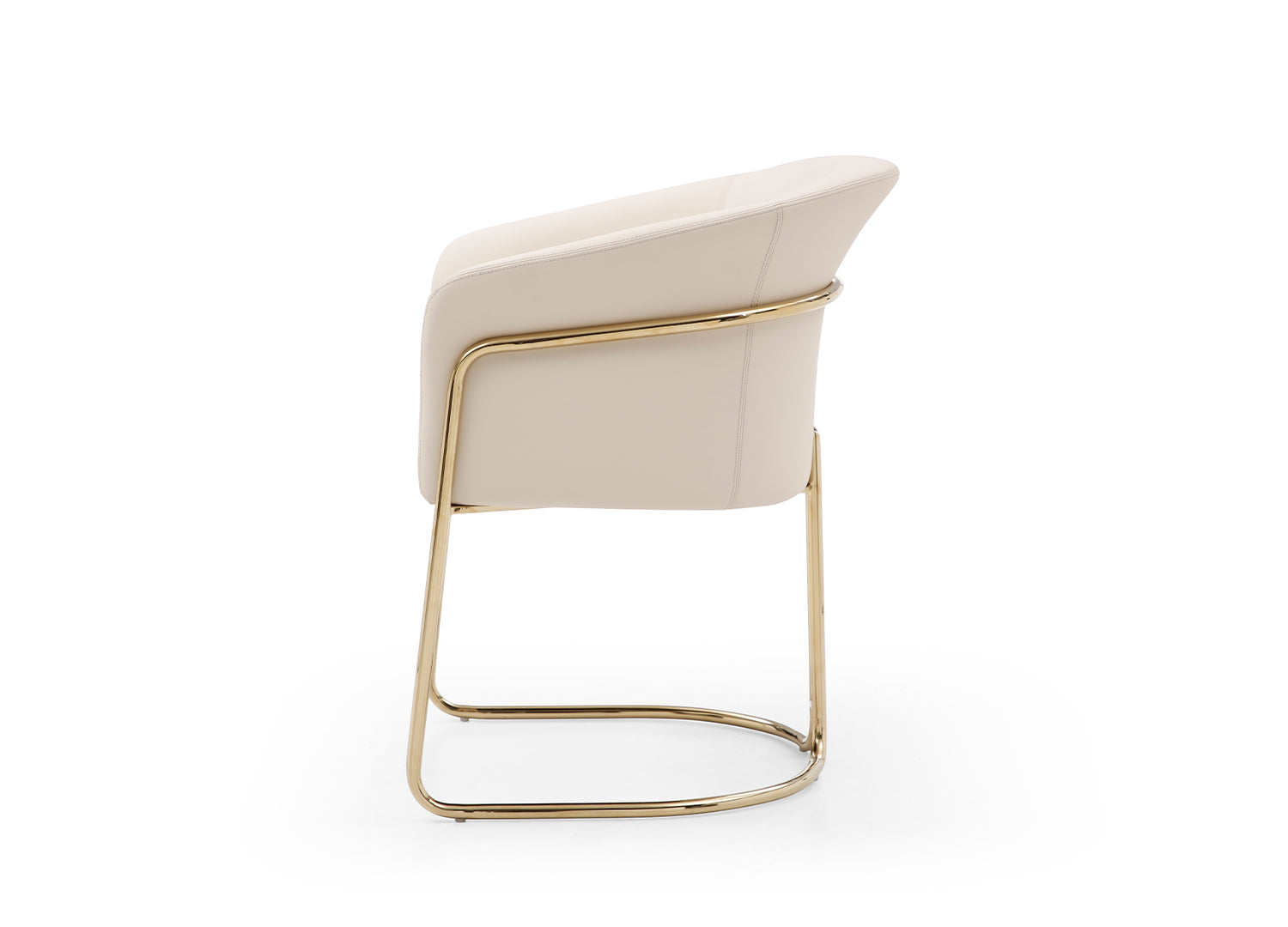 Whiteline Jolie Dining Armchair DAC1923-BEI - GOLD STAR Dining