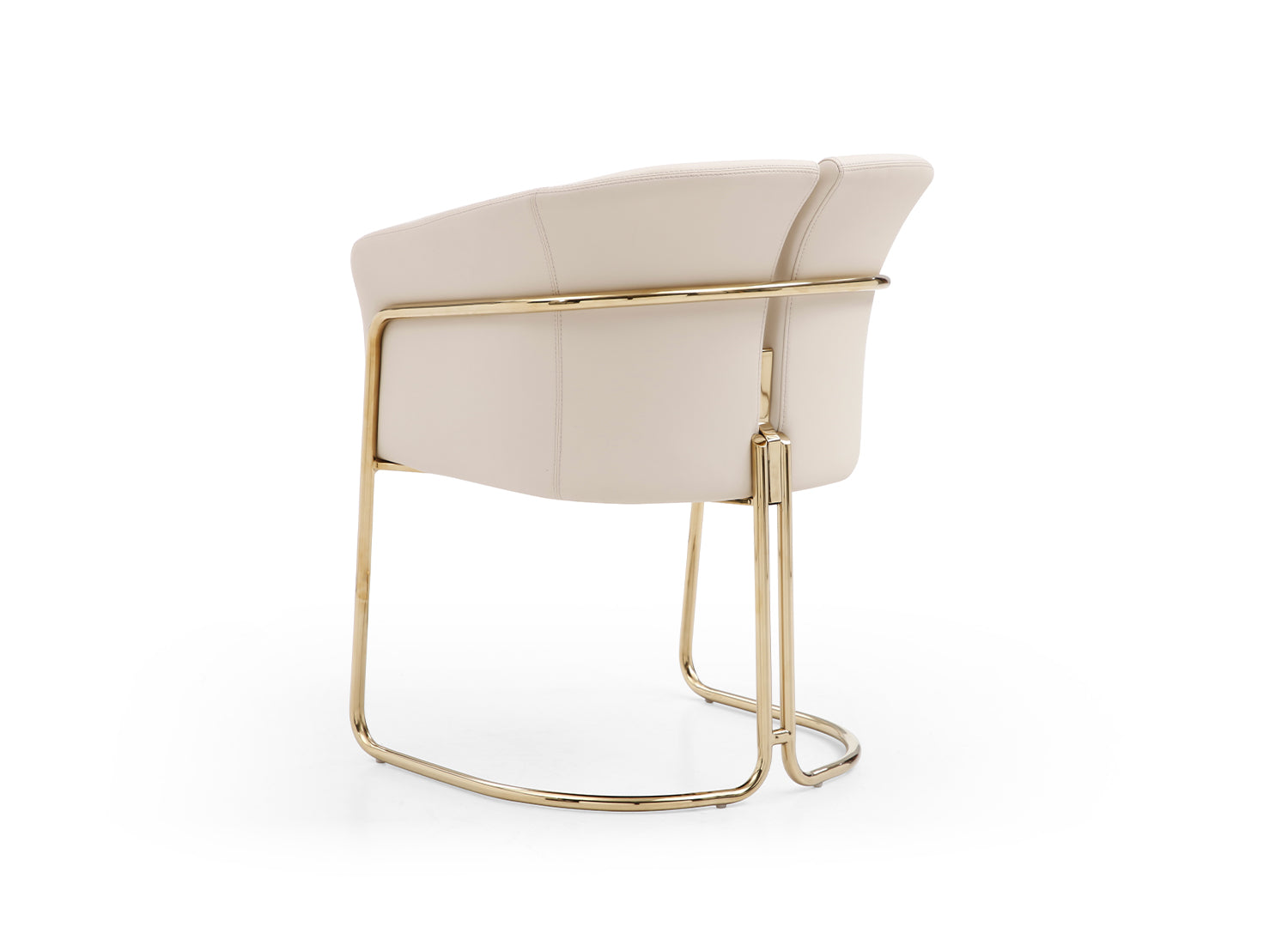 Whiteline Jolie Dining Armchair DAC1923-BEI - GOLD STAR Dining