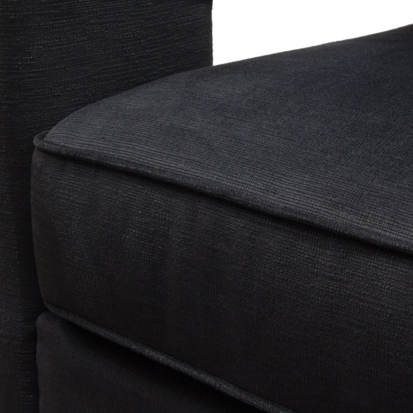 Diamond Sofa Lake Accent Chair in Black Performance Fabric | White Performance Fabric