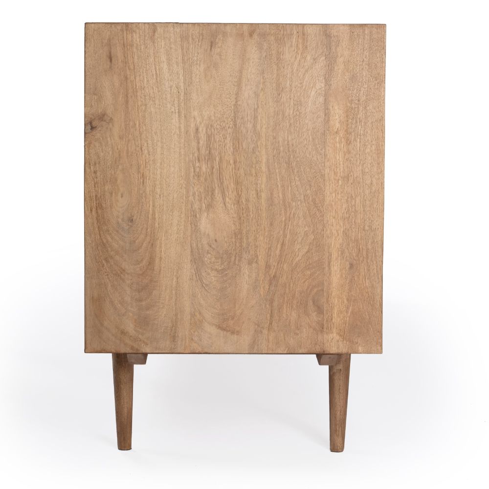 Leonidin Mango Wood Sideboard, 67" Light Brown Butler Specialty