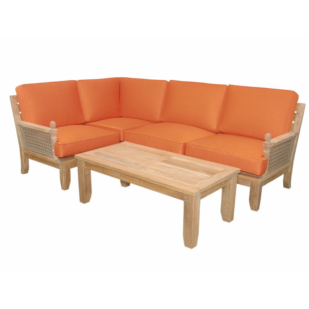 Anderson Teak Luxe 5-Pieces Modular Set Set-71