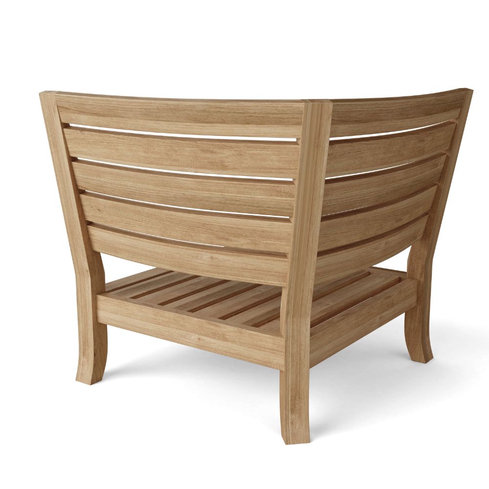 Anderson Teak Luxe Modular Deep Seating Set with Artichoke Finial Detail