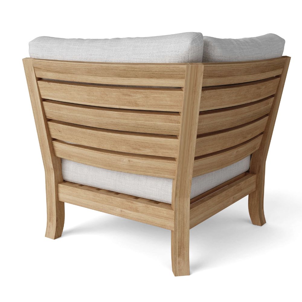 Anderson Teak Luxe Modular Deep Seating Set with Artichoke Finial Detail