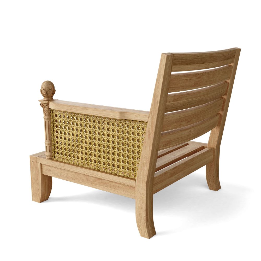 Anderson Teak Luxe Modular Deep Seating Set with Artichoke Finial Detail