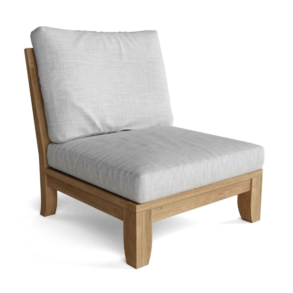 Anderson Teak Luxe Modular Deep Seating Set with Artichoke Finial Detail