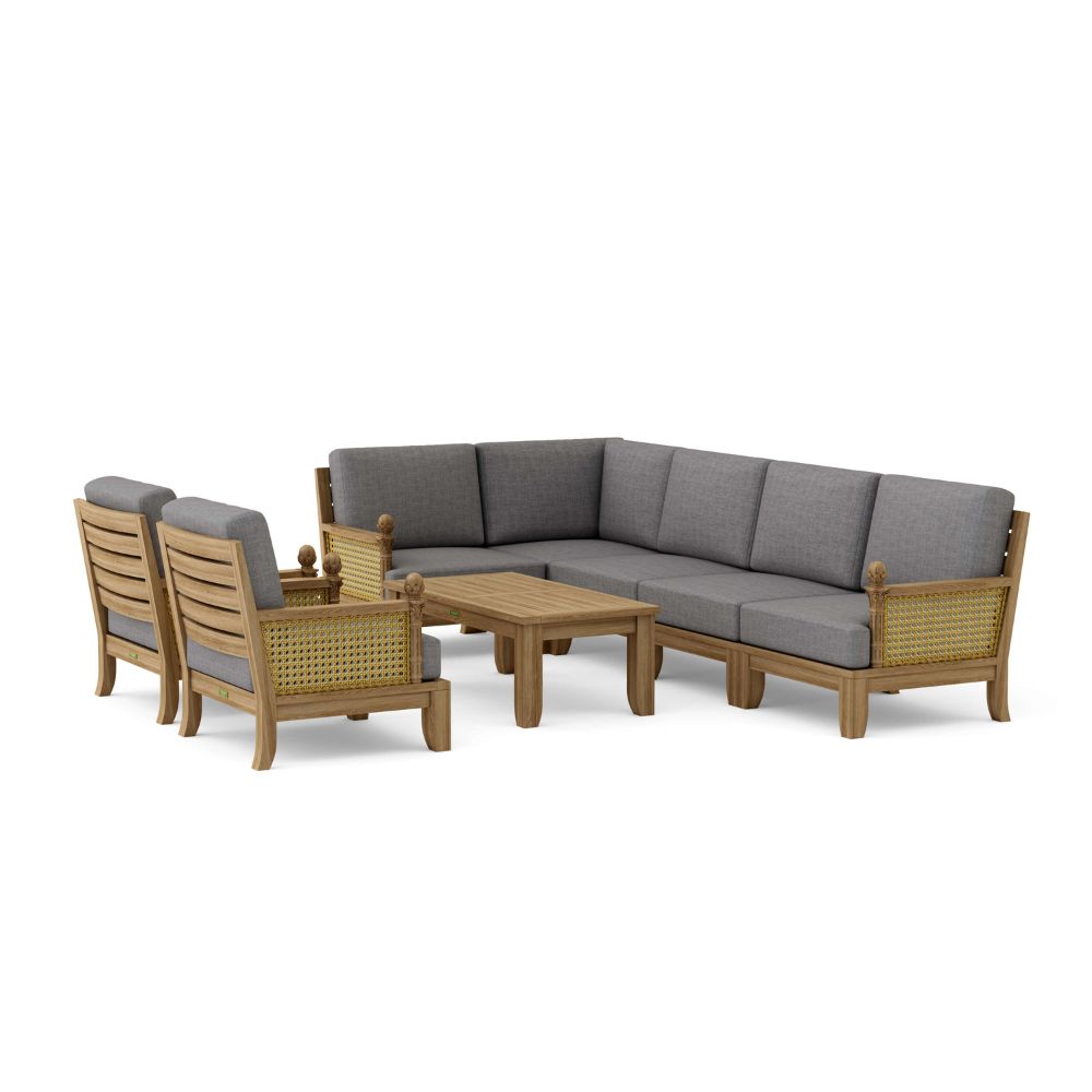 Anderson Teak Luxe 8-Pieces Modular Set Set-74